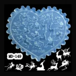 Nail Art Charm Silikon Kalıp Nail Art Desen Kalıbı, Charm Tırnak Süsleme 3D Silikon Kalıp 20