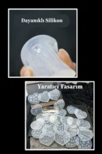 Nail Art Charm Silikon Kalıp Nail Art Desen Kalıbı, Charm Tırnak Süsleme 3D Silikon Kalıp 20 - Görsel 4