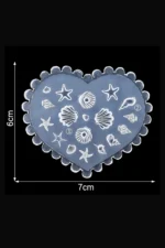 Nail Art Charm Silikon Kalıp Nail Art Desen Kalıbı, Charm Tırnak Süsleme 3D Silikon Kalıp 21 - Görsel 3