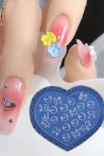 Nail Art Charm Silikon Kalıp Nail Art Desen Kalıbı, Charm Tırnak Süsleme 3D Silikon Kalıp 28 - Görsel 3