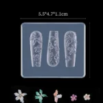 Nail Art Charm Silikon Kalıp Nail Art Desen Kalıbı, Charm Tırnak Süsleme 3D Silikon Kalıp 3