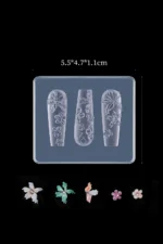 Nail Art Charm Silikon Kalıp Nail Art Desen Kalıbı, Charm Tırnak Süsleme 3D Silikon Kalıp 3