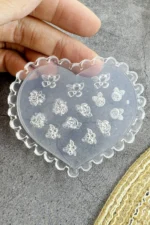 Nail Art Charm Silikon Kalıp Nail Art Desen Kalıbı, Charm Tırnak Süsleme 3D Silikon Kalıp 30 - Görsel 3