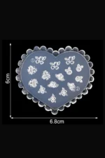 Nail Art Charm Silikon Kalıp Nail Art Desen Kalıbı, Charm Tırnak Süsleme 3D Silikon Kalıp 30 - Görsel 4