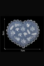 Nail Art Charm Silikon Kalıp Nail Art Desen Kalıbı, Charm Tırnak Süsleme 3D Silikon Kalıp 35 - Görsel 3