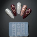 Nail Art Charm Silikon Kalıp Nail Art Desen Kalıbı, Charm Tırnak Süsleme 3D Silikon Kalıp 36