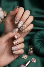 Nail Art Charm Silikon Kalıp Nail Art Desen Kalıbı, Charm Tırnak Süsleme 3D Silikon Kalıp 36 - Görsel 3