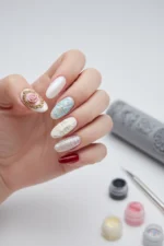 Nail Art Charm Silikon Kalıp Nail Art Desen Kalıbı, Charm Tırnak Süsleme 3D Silikon Kalıp 36 - Görsel 7