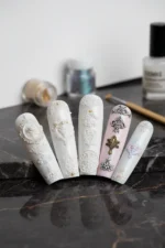 Nail Art Charm Silikon Kalıp Nail Art Desen Kalıbı, Charm Tırnak Süsleme 3D Silikon Kalıp 36 - Görsel 8