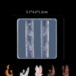 Nail Art Charm Silikon Kalıp Nail Art Desen Kalıbı, Charm Tırnak Süsleme 3D Silikon Kalıp 4