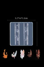 Nail Art Charm Silikon Kalıp Nail Art Desen Kalıbı, Charm Tırnak Süsleme 3D Silikon Kalıp 4