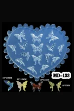 Nail Art Charm Silikon Kalıp Nail Art Desen Kalıbı, Charm Tırnak Süsleme 3D Silikon Kalıp 6 - Görsel 2