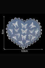 Nail Art Charm Silikon Kalıp Nail Art Desen Kalıbı, Charm Tırnak Süsleme 3D Silikon Kalıp 6 - Görsel 3