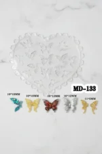 Nail Art Charm Silikon Kalıp Nail Art Desen Kalıbı, Charm Tırnak Süsleme 3D Silikon Kalıp 6 - Görsel 7