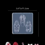 Nail Art Charm Silikon Kalıp Nail Art Desen Kalıbı, Charm Tırnak Süsleme 3D Silikon Kalıp 8