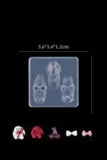 Nail Art Charm Silikon Kalıp Nail Art Desen Kalıbı, Charm Tırnak Süsleme 3D Silikon Kalıp 8