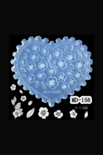 Nail Art Charm Silikon Kalıp Nail Art Desen Kalıbı, Charm Tırnak Süsleme 3D Silikon Kalıp 9