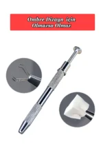 Nail Art Ombre Sünger ve Tutucu Kalem Seti 50 Adet Sünger ve Ombre Süngeri - Görsel 2