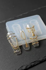 Nail Art Silikon Kalıp 3D Nail Art Desen Kalıbı, Tırnak Süsleme Desen Charm Tırnak Çarm 37
