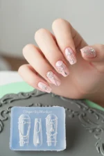Nail Art Silikon Kalıp 3D Nail Art Desen Kalıbı, Tırnak Süsleme Desen Charm Tırnak Çarm 37 - Görsel 2