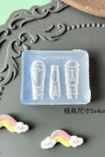 Nail Art Silikon Kalıp 3D Nail Art Desen Kalıbı, Tırnak Süsleme Desen Charm Tırnak Çarm 37 - Görsel 3