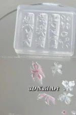 Nail Art Silikon Kalıp 3D Nail Art Desen Kalıbı, Tırnak Süsleme Desen Charm Tırnak Çarm 38 - Görsel 2