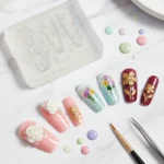 Nail Art Silikon Kalıp 3D Nail Art Desen Kalıbı, Tırnak Süsleme Desen Charm Tırnak Çarm 39