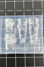 Nail Art Silikon Kalıp 3D Nail Art Desen Kalıbı, Tırnak Süsleme Desen Charm Tırnak Çarm 39 - Görsel 2