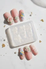 Nail Art Silikon Kalıp 3D Nail Art Desen Kalıbı, Tırnak Süsleme Desen Charm Tırnak Çarm 39 - Görsel 5