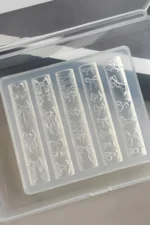 Nail Art Silikon Kalıp 3D Nail Art Desen Kalıbı, Tırnak Süsleme Desen Charm Tırnak Çarm 40 - Görsel 3