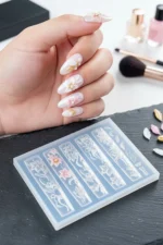 Nail Art Silikon Kalıp 3D Nail Art Desen Kalıbı, Tırnak Süsleme Desen Charm Tırnak Çarm 41 - Görsel 2