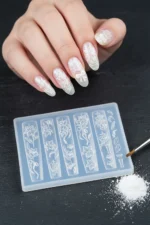 Nail Art Silikon Kalıp 3D Nail Art Desen Kalıbı, Tırnak Süsleme Desen Charm Tırnak Çarm 41 - Görsel 5