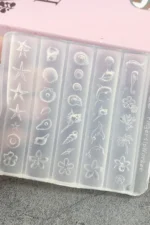 Nail Art Silikon Kalıp 3D Nail Art Desen Kalıbı, Tırnak Süsleme Desen Charm Tırnak Çarm 42 - Görsel 3