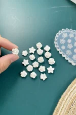 Nail Art Silikon Kalıp 3D Nail Art Desen Kalıbı, Tırnak Süsleme Desen Charm Tırnak Çarm 43 - Görsel 3