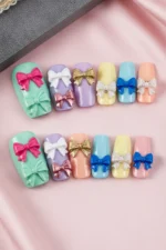 Nail Art Silikon Kalıp 3D Nail Art Desen Kalıbı, Tırnak Süsleme Desen Charm Tırnak Çarm 44