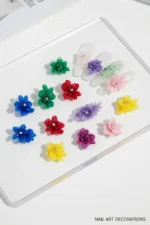 Nail Art Silikon Kalıp 3D Nail Art Desen Kalıbı, Tırnak Süsleme Desen Charm Tırnak Çarm 46 - Görsel 6