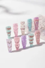 Nail Art Silikon Kalıp 3D Nail Art Desen Kalıbı, Tırnak Süsleme Desen Charm Tırnak Çarm 47 - Görsel 3