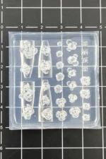 Nail Art Silikon Kalıp 3D Nail Art Desen Kalıbı, Tırnak Süsleme Desen Charm Tırnak Çarm 49 - Görsel 2