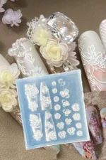 Nail Art Silikon Kalıp 3D Nail Art Desen Kalıbı, Tırnak Süsleme Desen Charm Tırnak Çarm 49 - Görsel 3