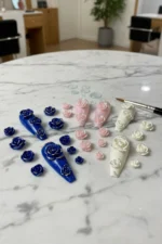 Nail Art Silikon Kalıp 3D Nail Art Desen Kalıbı, Tırnak Süsleme Desen Charm Tırnak Çarm 49 - Görsel 7