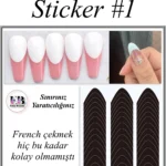 Nail Art Sticker Kendinden Yapışkanlı, Tırnak Süsleme, Tırnak Dövmesi Stikır 1