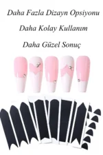 Nail Art Sticker Kendinden Yapışkanlı, Tırnak Süsleme, Tırnak Dövmesi Stikır 1 - Görsel 4