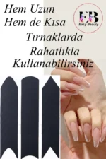 Nail Art Sticker Kendinden Yapışkanlı, Tırnak Süsleme, Tırnak Dövmesi Stikır 10 - Görsel 6