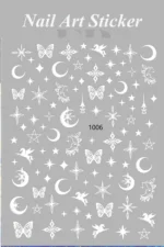 Nail Art Sticker Kendinden Yapışkanlı, Tırnak Süsleme, Tırnak Dövmesi Stikır 1006