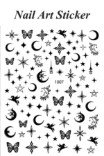 Nail Art Sticker Kendinden Yapışkanlı, Tırnak Süsleme, Tırnak Dövmesi Stikır 1007