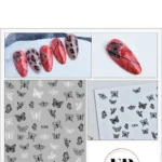 Nail Art Sticker Kendinden Yapışkanlı, Tırnak Süsleme, Tırnak Dövmesi Stikır 1008