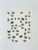 Nail Art Sticker Kendinden Yapışkanlı, Tırnak Süsleme, Tırnak Dövmesi Stikır 1008 - Görsel 2