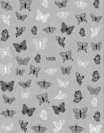 Nail Art Sticker Kendinden Yapışkanlı, Tırnak Süsleme, Tırnak Dövmesi Stikır 1008 - Görsel 3