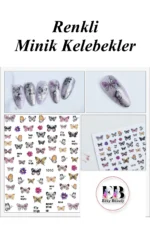 Nail Art Sticker Kendinden Yapışkanlı, Tırnak Süsleme, Tırnak Dövmesi Stikır 1010