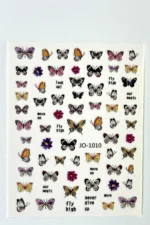 Nail Art Sticker Kendinden Yapışkanlı, Tırnak Süsleme, Tırnak Dövmesi Stikır 1010 - Görsel 2